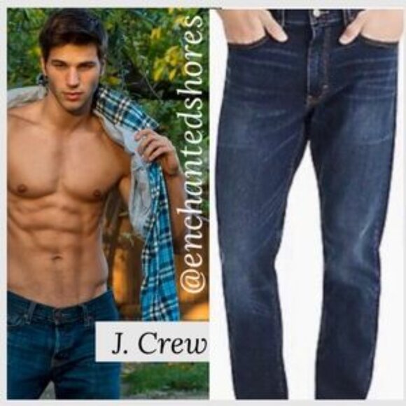Men' J. CREW The Sutton Sexy Fit Straight Leg‎ Mid-Wash Jeans- Size 30x30 - Picture 1 of 10